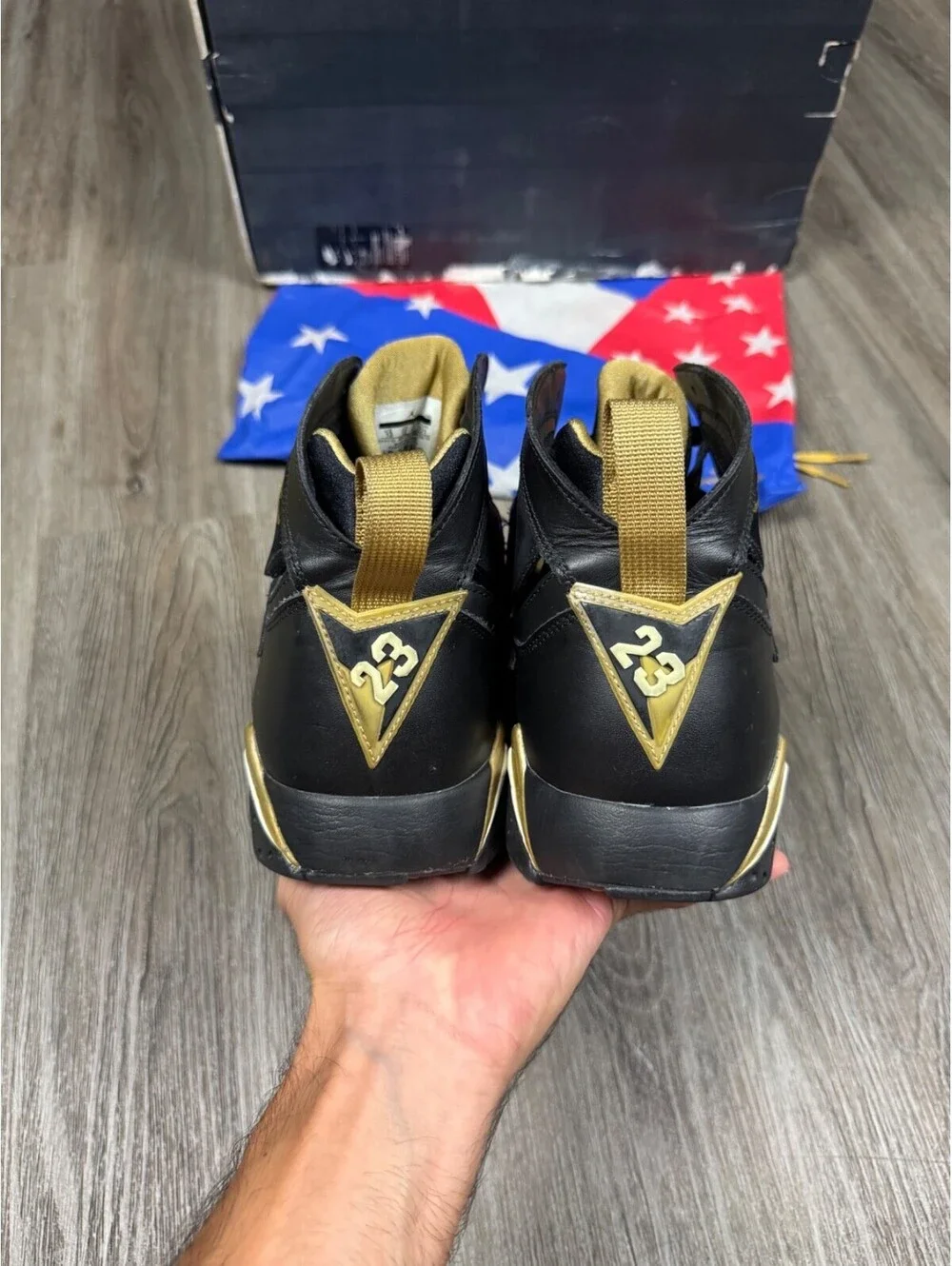 Size 13 - Air Jordan 7/6 Retro Golden Moments Pack